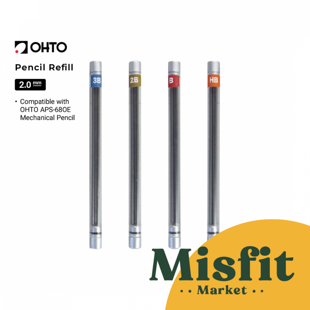 

OHTO Lead Refill 2.0 mm Isi Ulang Refil Pensil Mekanik
