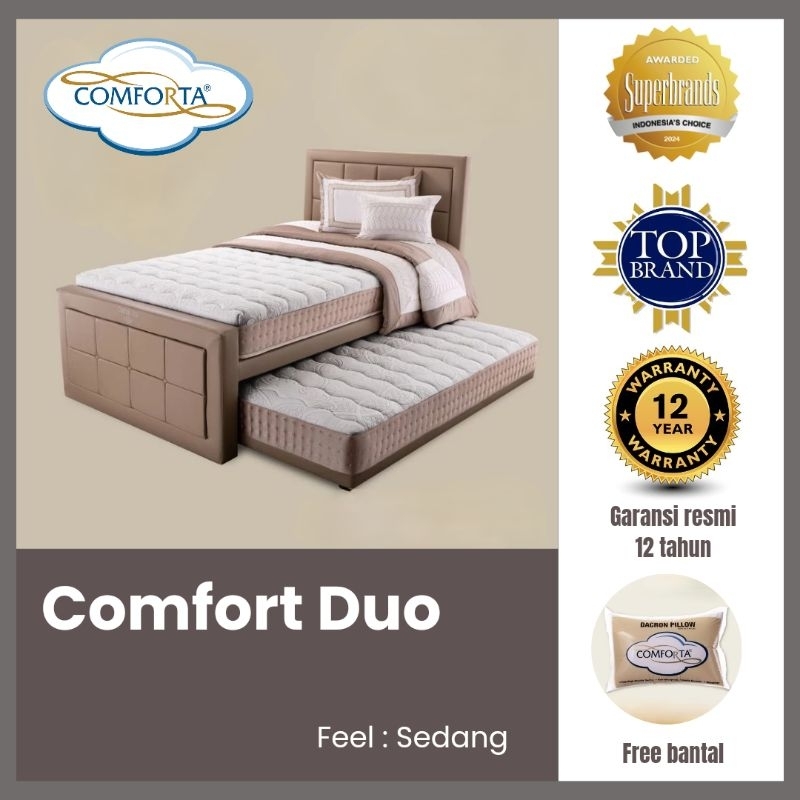 Kasur Springbed Comforta - COMFORT DUO (Kasur Sorong Latex)
