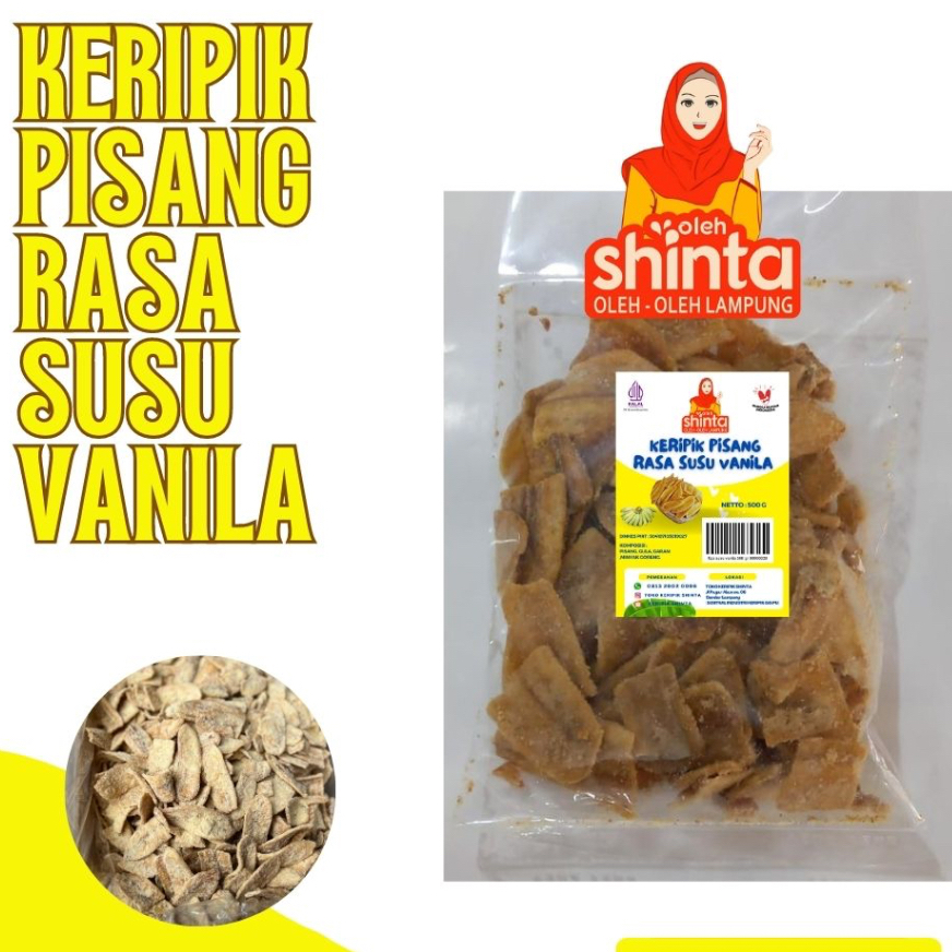 

Keripik pisang rasa susu 200 gr