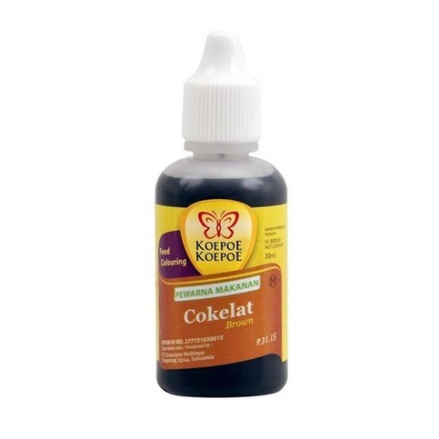 

Kupu pewarna cokelat 30ml