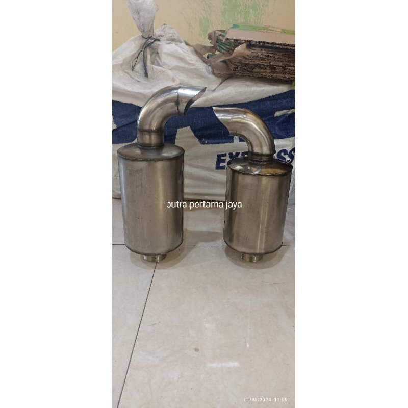 knalpot stainless diesel dongfeng 12pk-26pk