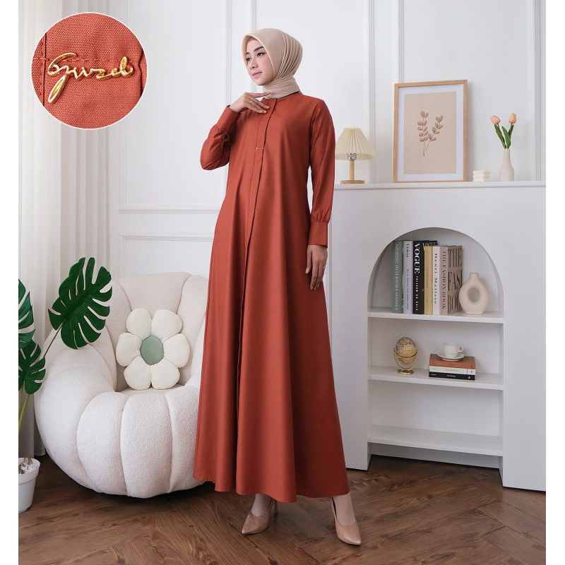 Gamis Wanita Terbaru / Gamis Polos Katun Toyobo Kekinian