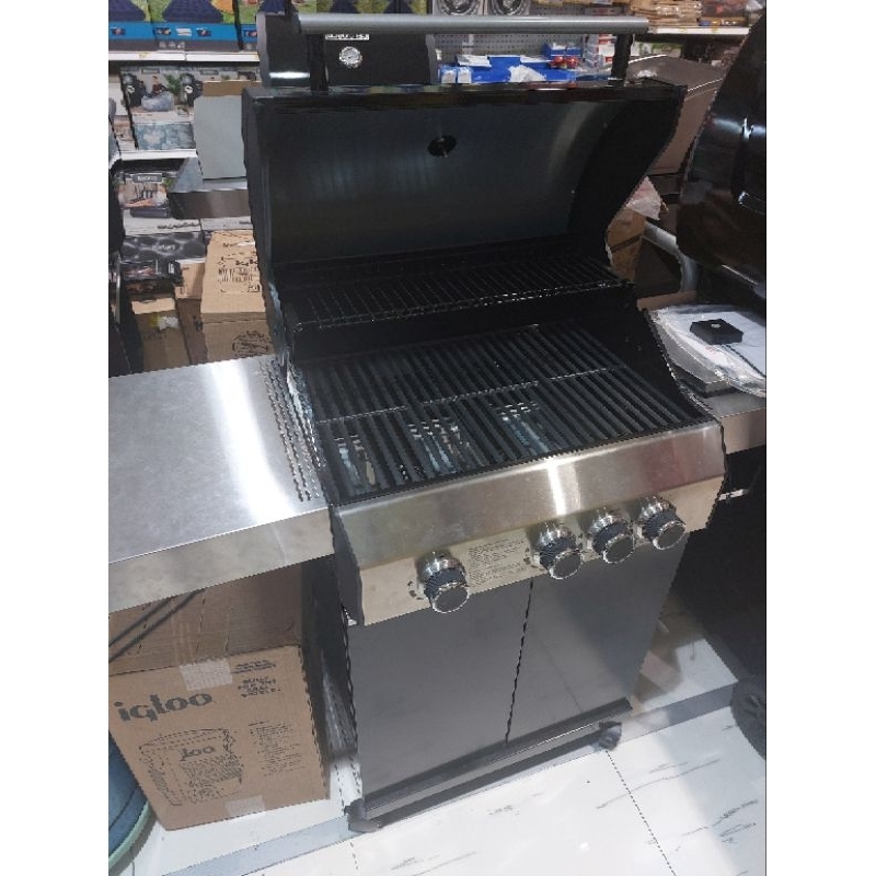 celcio & co bbq grill pemanggang gas 3 tungku griller alat pemanggang