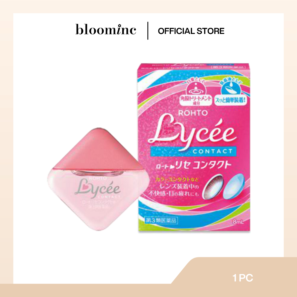 BLOOMINC - Rohto Lycee Contact Eyedrops Tetes Mata Softlens 8ml