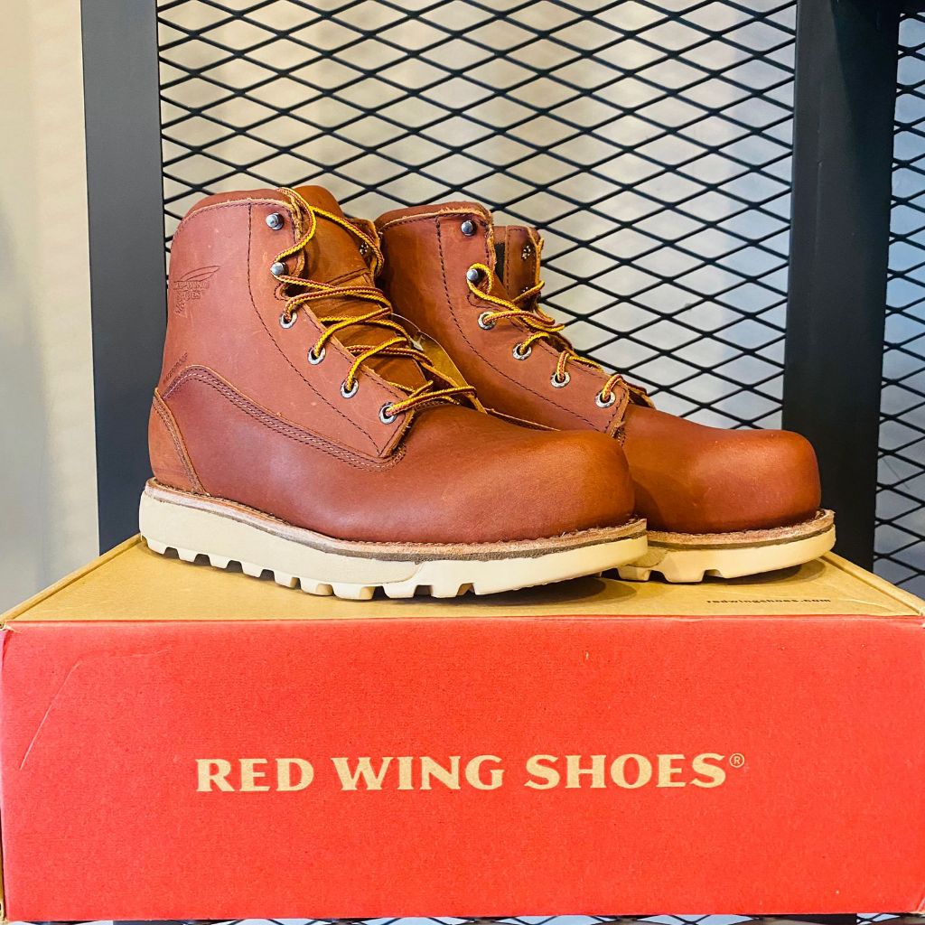 Redwing Shoes Safety 2441 Traction Tred Waterproof Original Made IN USA