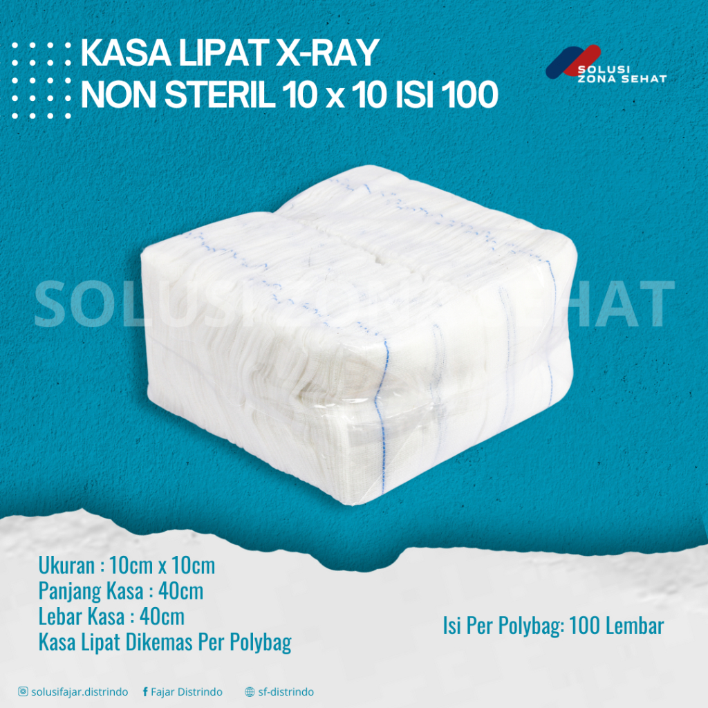 Kasa Lipat X-Ray Non Steril 10x10