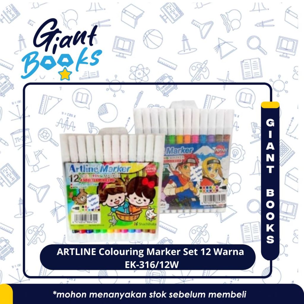 

SPIDOL ARTLINE 12 WARNA