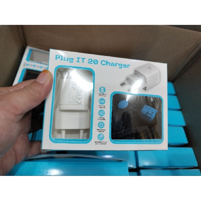 Charger PlugIT 20w/ Adapter USB-C 20W fast charging