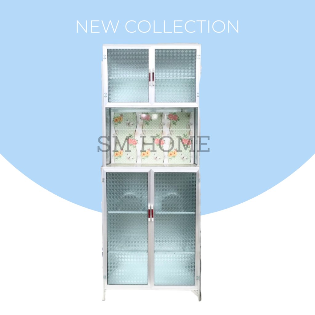 Rak Piring Aluminium 2 Pintu Mini KERAMIK