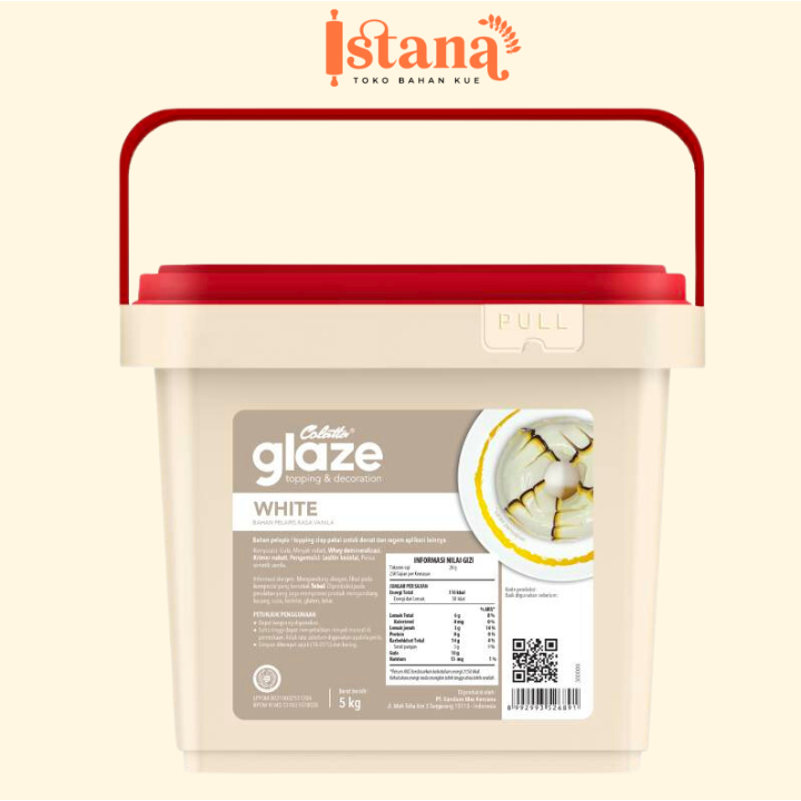 

COLATTA GLAZE WHITE REPACK 250GR / 500GR / 1KG