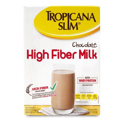 

tropicana slim high fiber milk chocolate 500gr