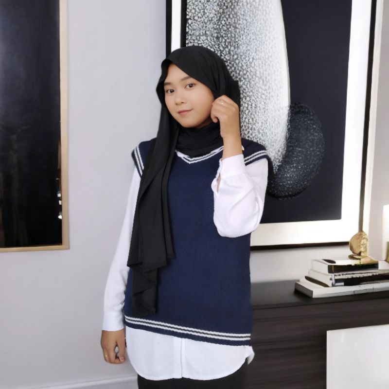 rajut rompi / baju rompi rajut pria /atasan wanita korean style