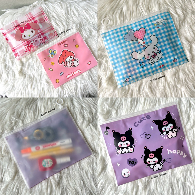 

Pouch Souvenir Ultah Anak My Melody / Cinamoroll / Kuromi