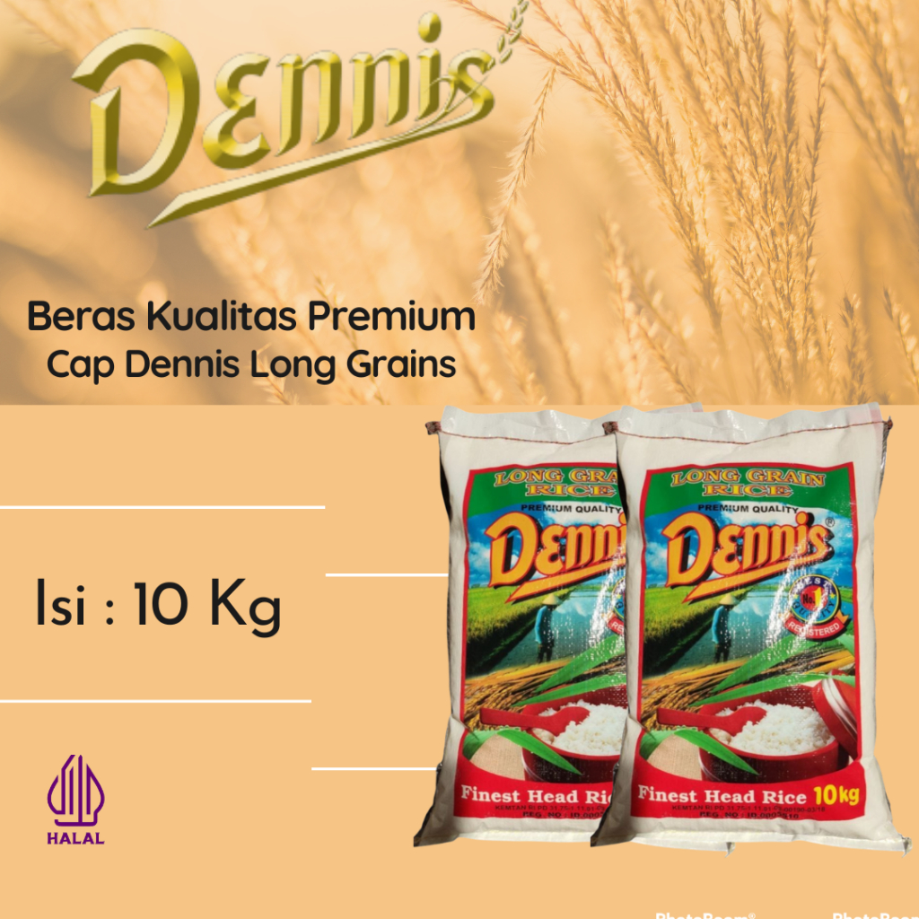

Beras Premium Cap Dennis Long Grains 10 Kg