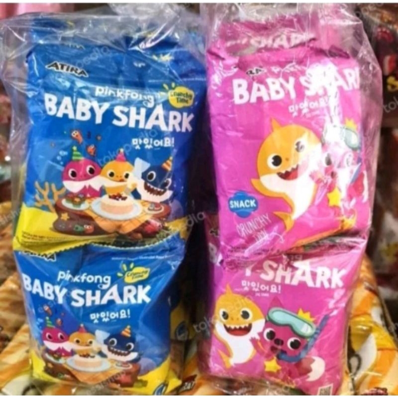 

Chiki BABY SHARK ping fong 1pack isi 10pcs