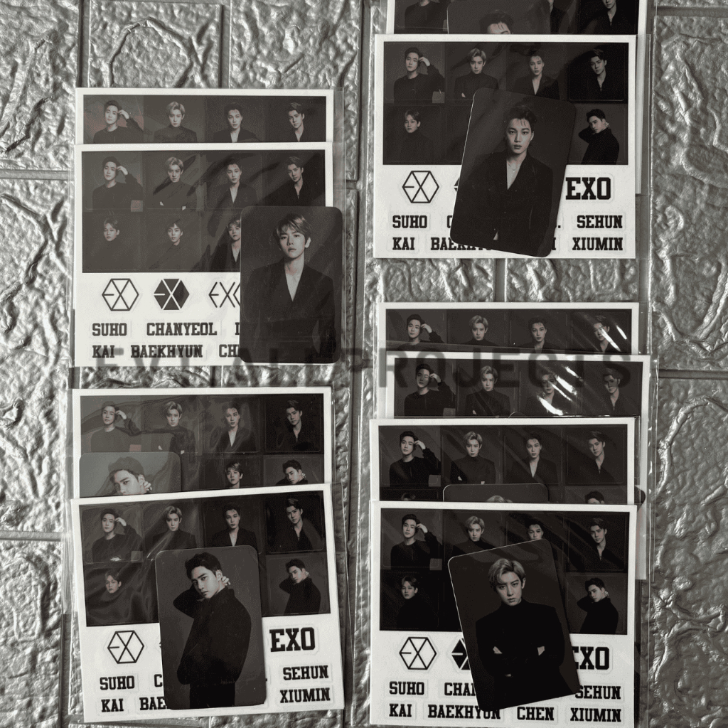 READY OFFICIAL EXO BENEFIT STICKER & PC OFFICIAL