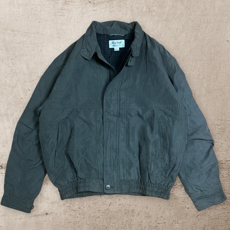 Jacket harrington work jacket Troy Bros green army