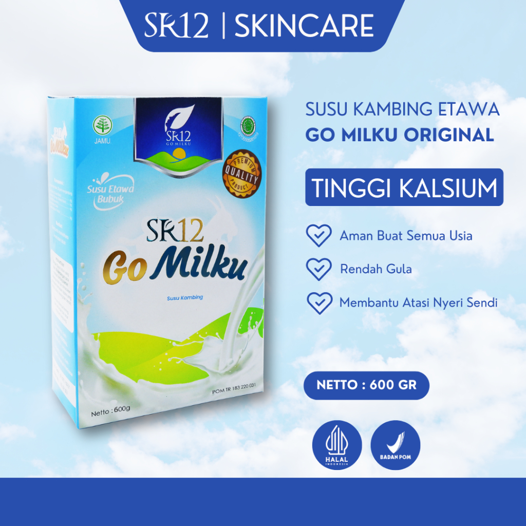 

SR12 Go Milku Original 600gr Susu Kambing Etawa Meningkatkan Kesehatan Imun Mengurangi Kolesterol