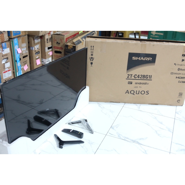 TV LED SHARP 42IN ANDROID TV BARANG ISTIMEWA GARANSI 3694