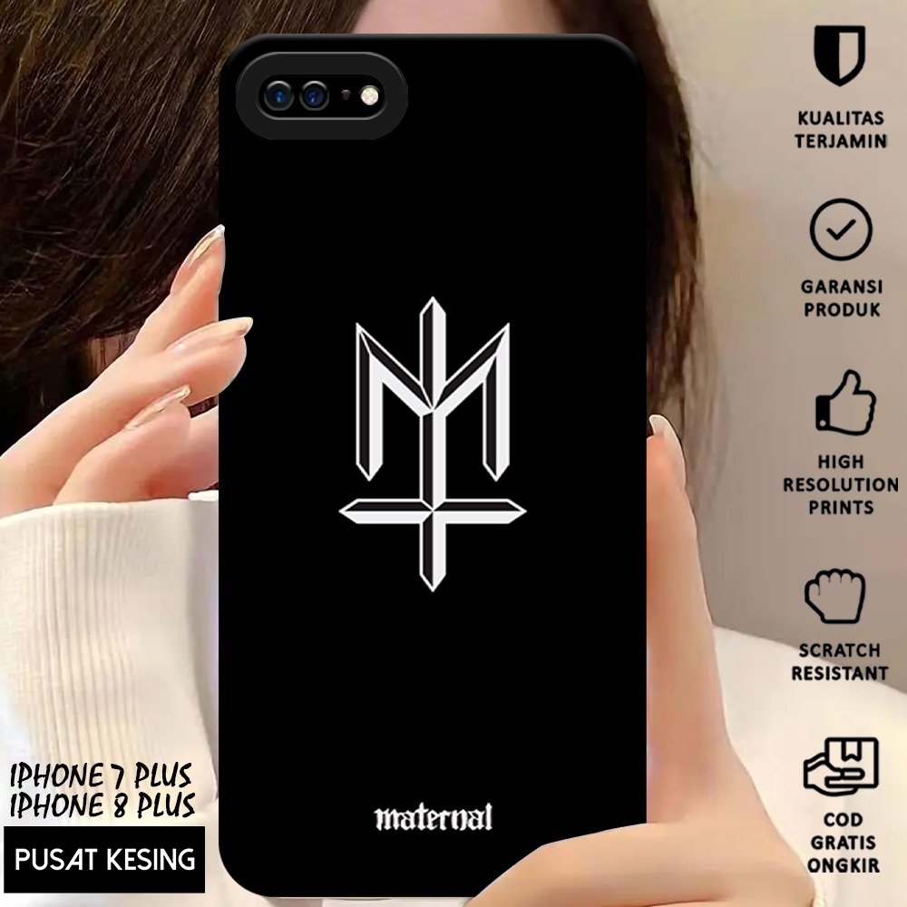 CASE IPHONE 8 PLUS - Casing Hp Iphone 8 Plus Motif BRAND - Case Hp - Casing Iphone 8 Plus - Softcase