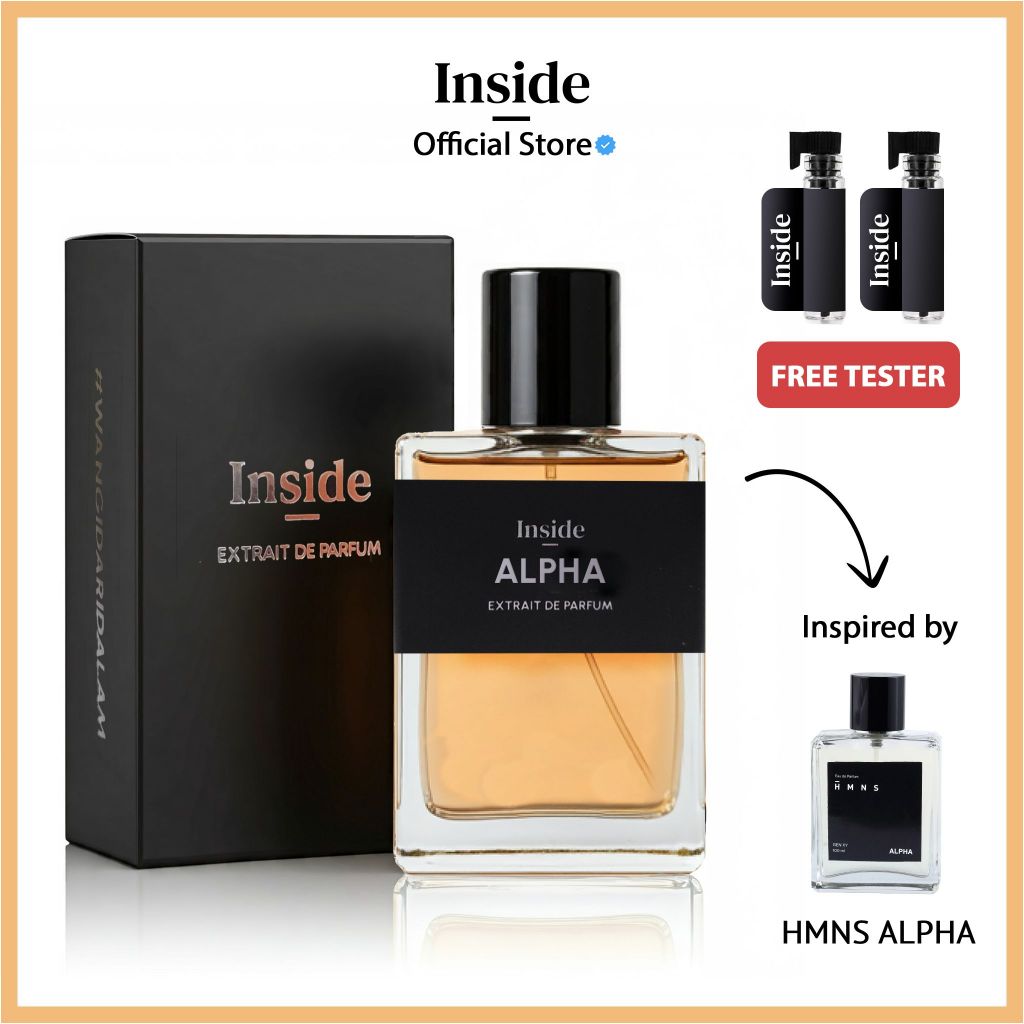 Inside - Parfum Pria Wanita Tahan Lama Inspired By HMNS Alpha | Parfume Perfume Minyak Wangi