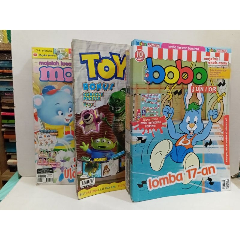 Majalah Kreativitas Mombi-Toy Story-Bobo Junior Murah
