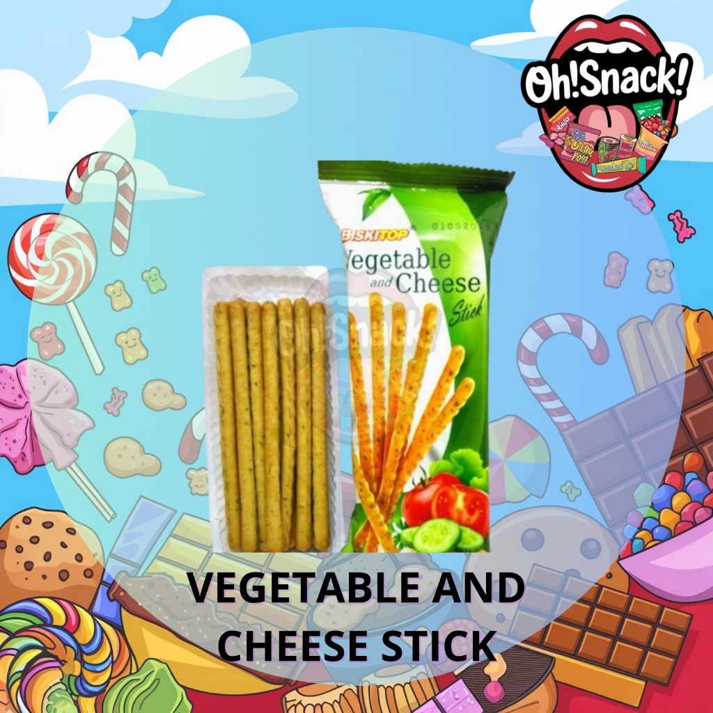 

Biskitop Vegetable & Cheese Biskuit Stick 1pcs 50 g