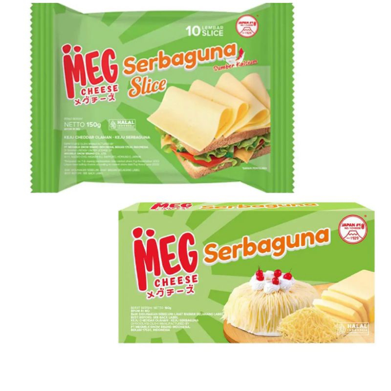 

MEG Keju Cheddar Serbaguna slice