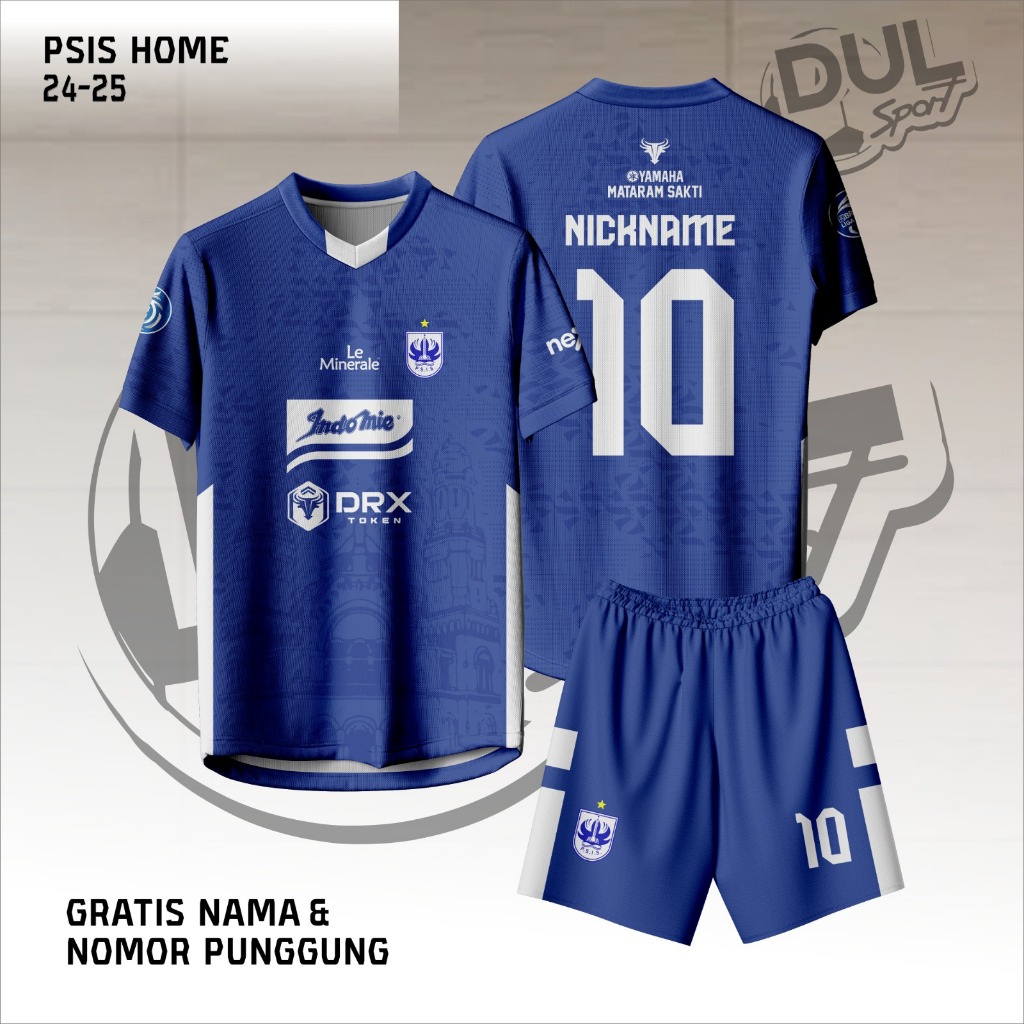 Jersey PSIS Semarang Home Biru 24/25