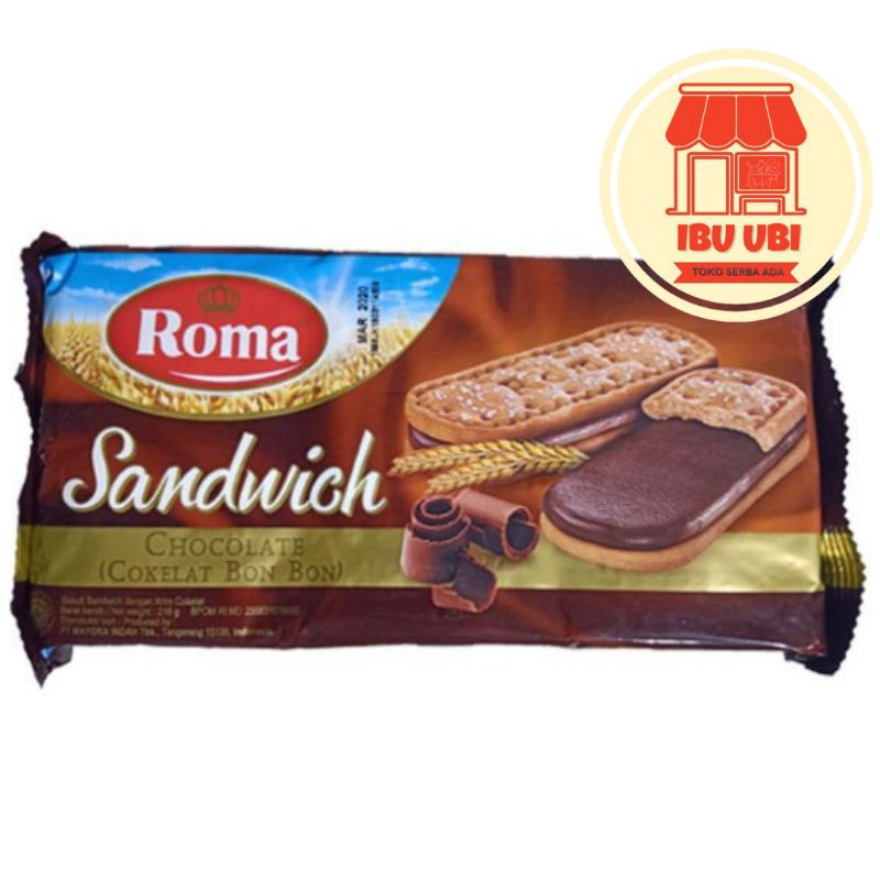 

Biskuit Roma Sandwich Coklat 157 gr