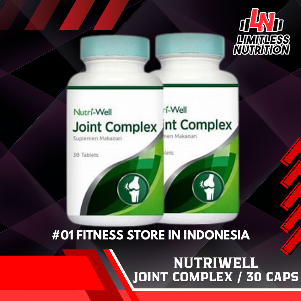 Nutriwell Joint Complex / Suplemen Sendi Glucosamine Calcium - 30 Tablet
