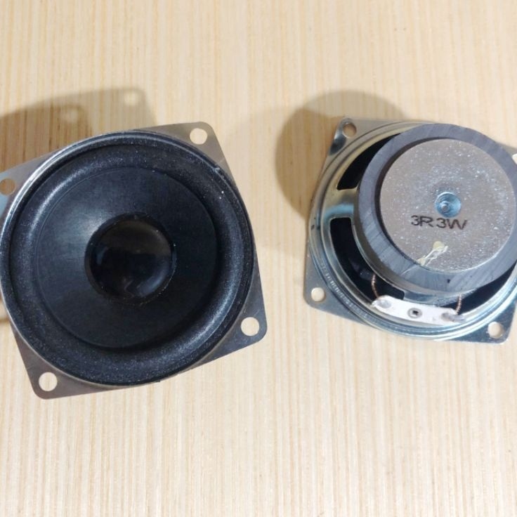 RAIH DISKON SPEAKER 25 INCH 3 OHM 3 WATT FULL BASS RANGE SUARA BASS ROBOT