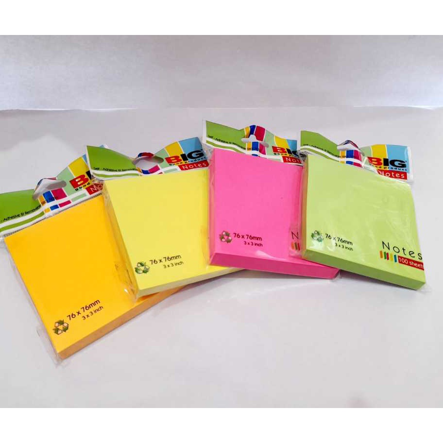 

BRAND Sticky Note Polos Memo Stick 1 Sheets Kertas Sticky Notes Tempel Buku Tulis Organizer