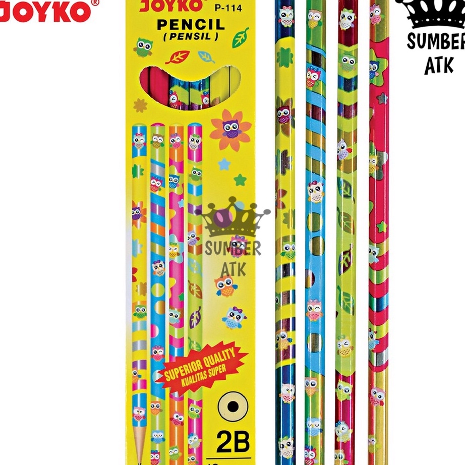 

PRODUCT TERKECE Pencil Pensil P114 2B 1 BOX 12 PCS