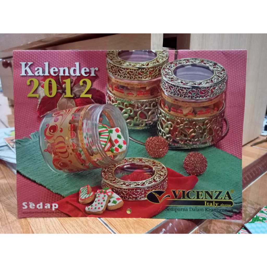 Langka Jadul Kalender tahun 2012 Vicensa italy