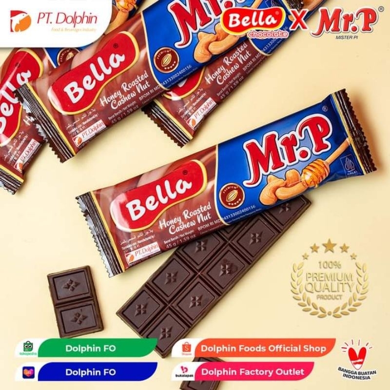 

BELLA COKELAT MR.P HONEY CASHEWNUT 45GRAM