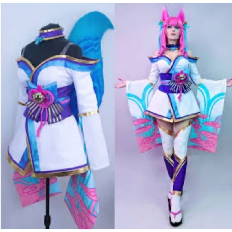 AHRI SPIRIT BLOSSOM LOL COSPLAY//LOL COSTUME//AHRI COSPLAY