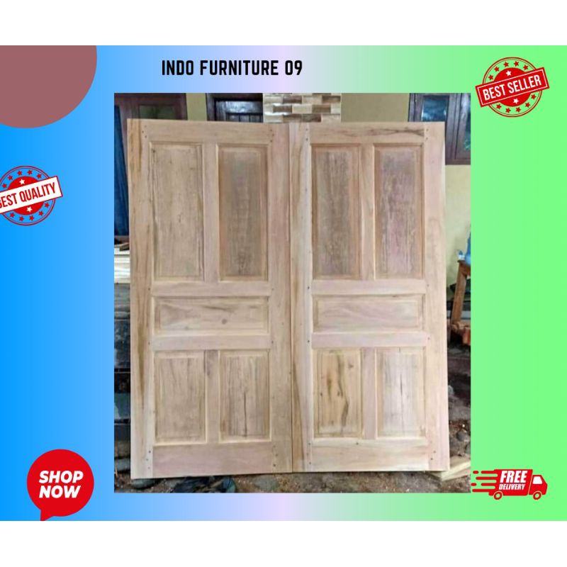 pintu rumah kayu jati pintu kamar pintu kayu jati