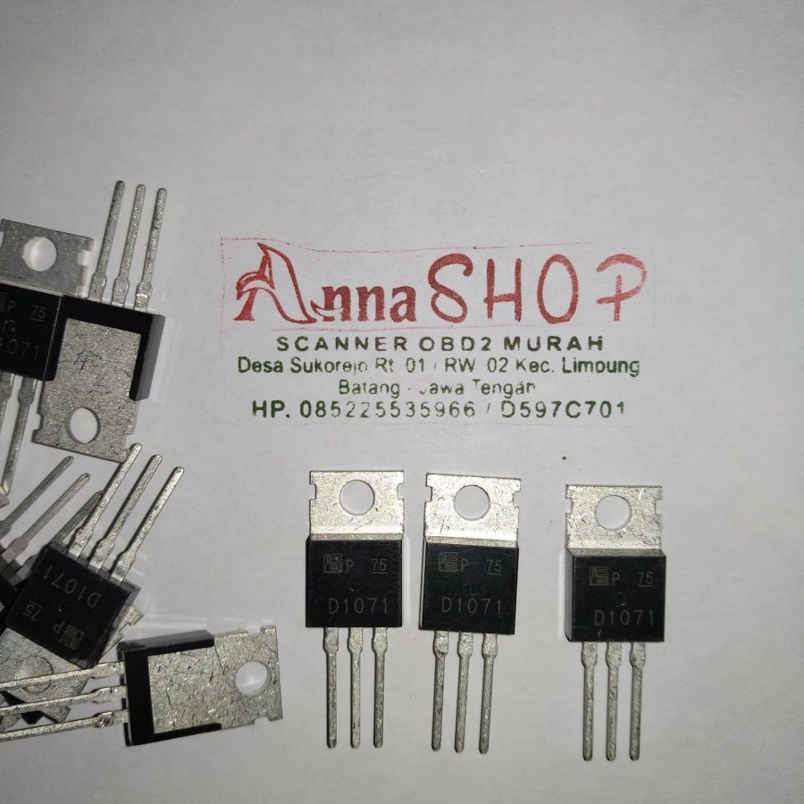 Chip D1071 Medium Power Transistor IC Ignition 2SD1071 to 220