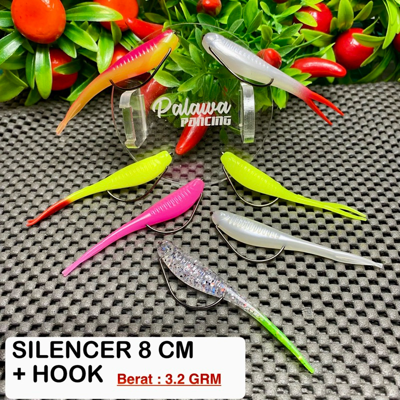 Silencer 8 Cm Rep Ozmy dengan Hook