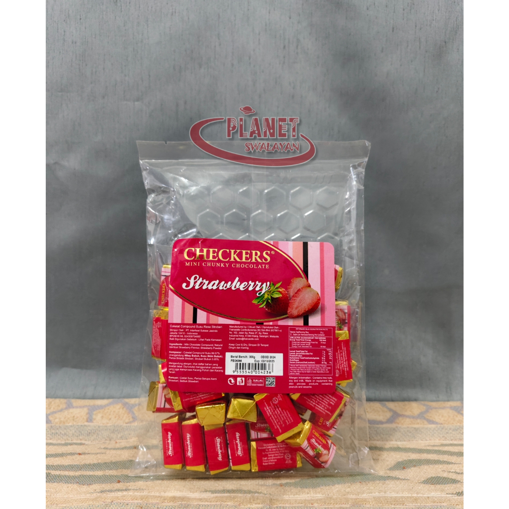 

CHECKERS MINI CHUNKY CHOCOLATE STRAWBERRY