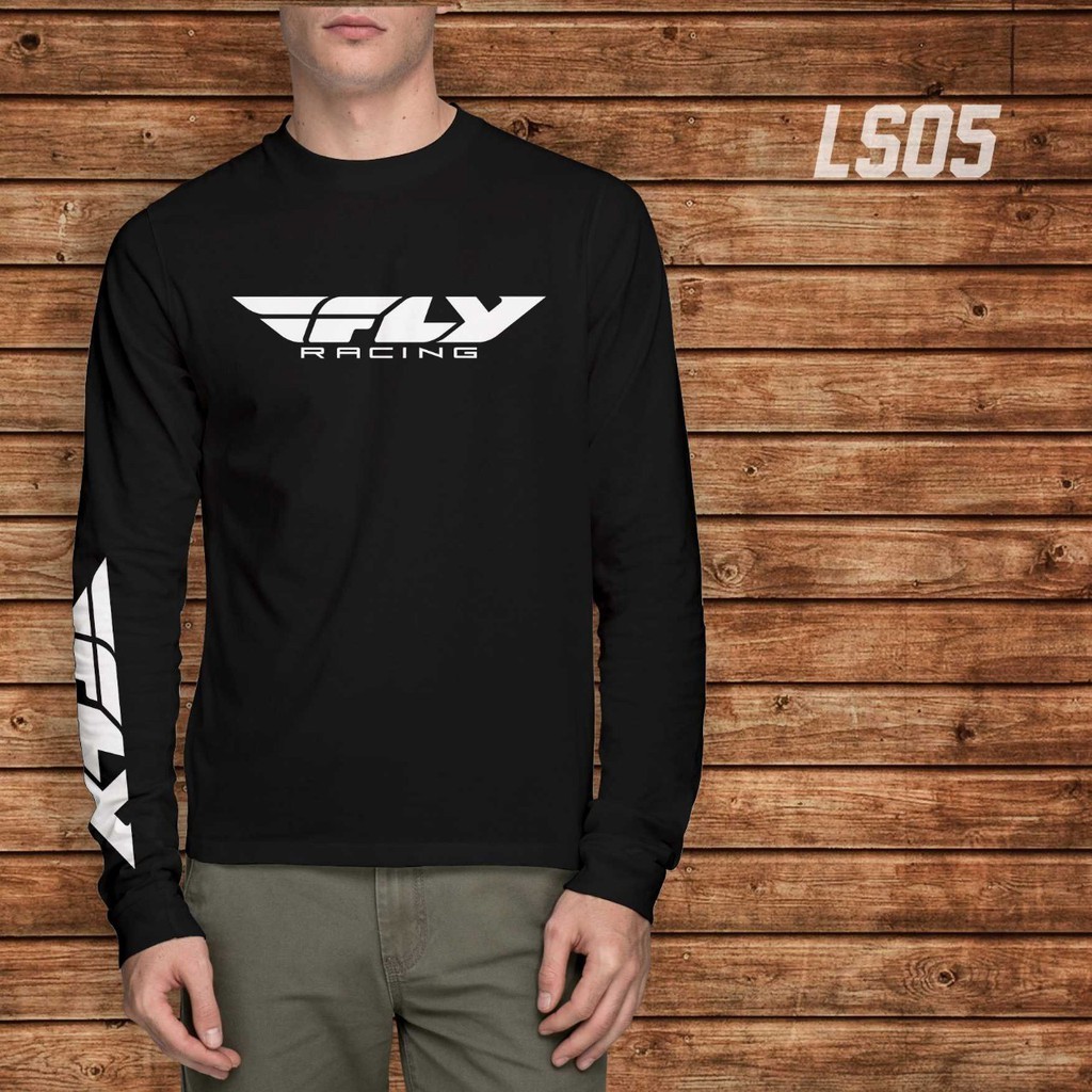 Kaos lengan panjang fly racing fx motocross supermoto pria wanita