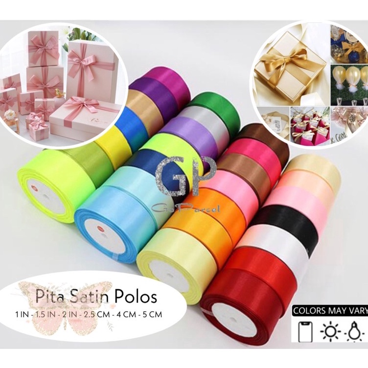 

Rol 2 Yard PITA SATIN 4MM 15 IN POLOS 112 INCH SATEEN RIBBON PITA KADO 4 CM