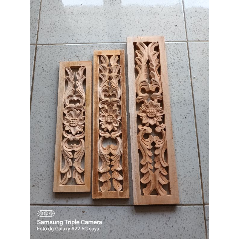 Loster Ukir Roster Kayu Ornamen Ukir Pintu Jendela Boven Kusen Lisplang Dekorasi Dinding angin angin