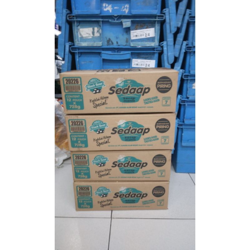 

Kecap Sedaap kedelai hitam 520ml karton
