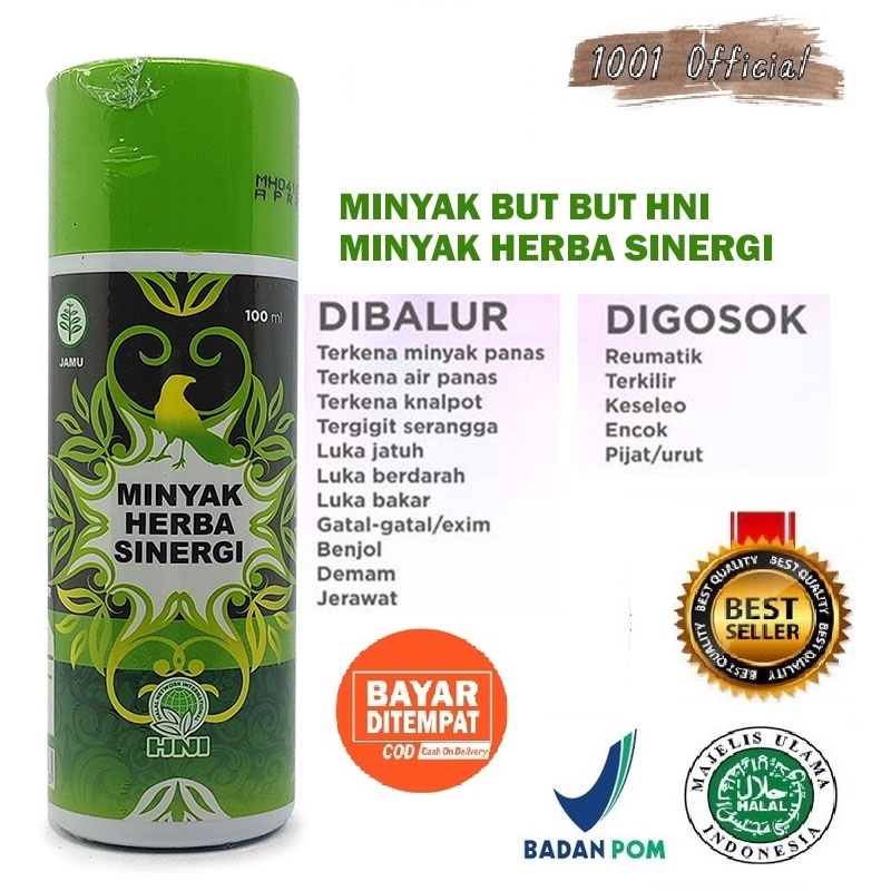 1 PCS MINYAK HERBAl SINERGI  MHS  MINYAK MHS