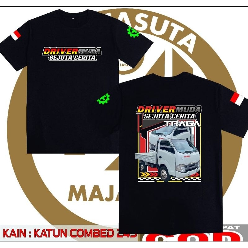 KAOS DRIVER MUDA INDONESIA MOBIL TRAGA PICK UP