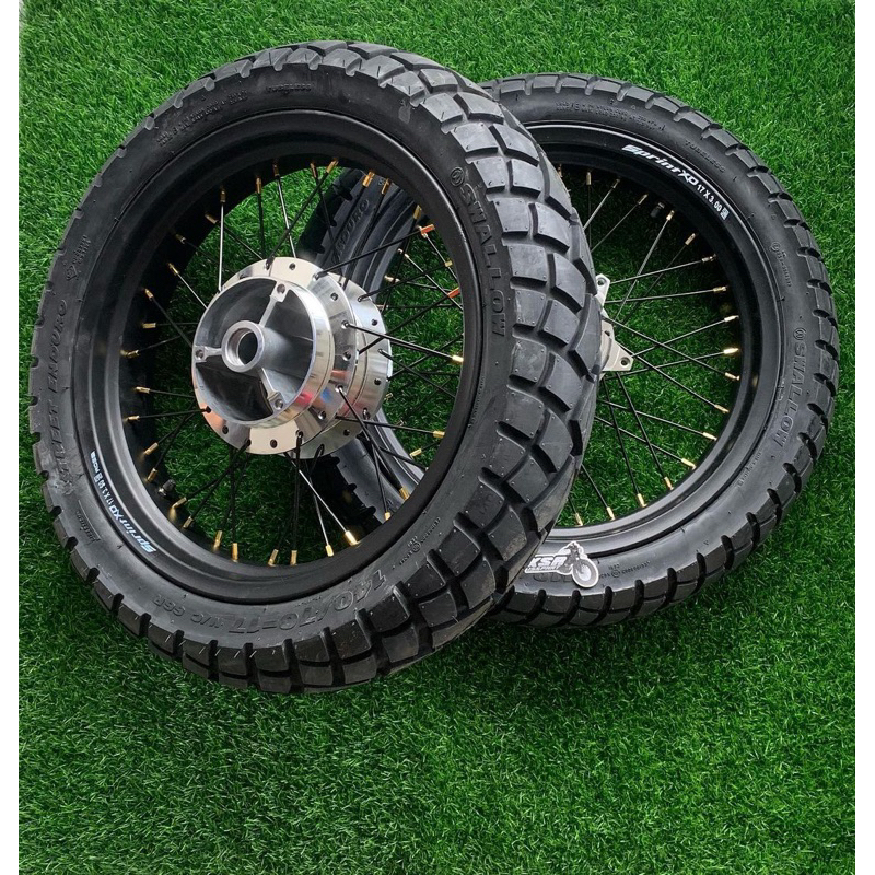 Velg Jari Jari + Ban Swallow Enduro XSR 155