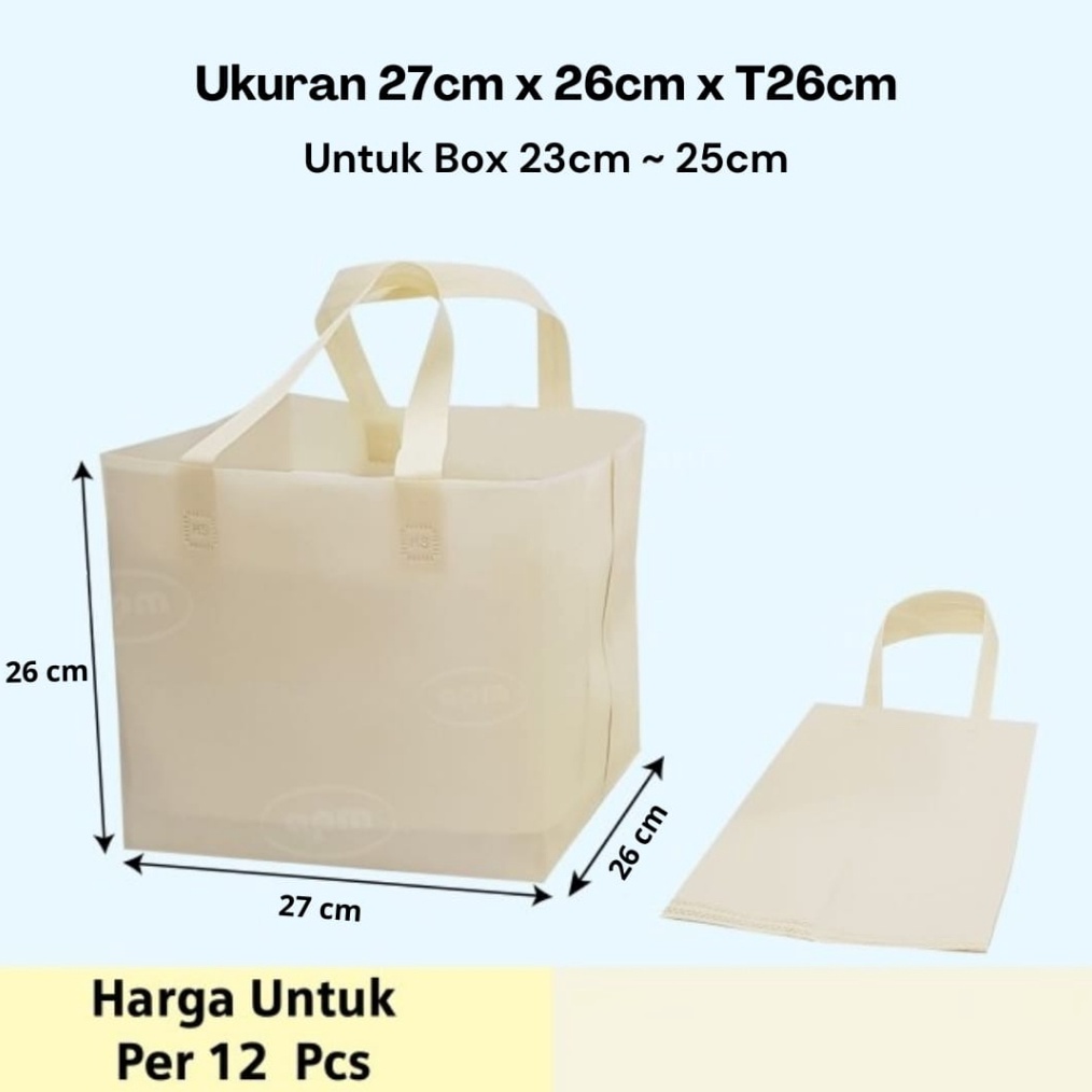 

Tas Spunbond Kotak Ukuran 25cm