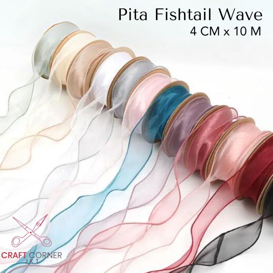 

ROLL Pita Fishtail Wave Mesh 4cm x 1m